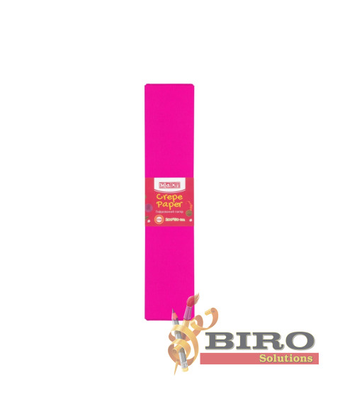 Hîrtie creponată, fucsia, 50*200 cm, MAXI